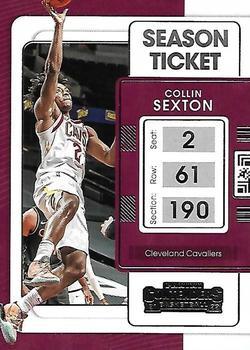#86 Collin Sexton - Cleveland Cavaliers - 2021-22 Panini Contenders Basketball