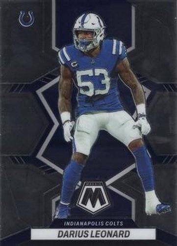 #86 Darius Leonard - Indianapolis Colts - 2022 Panini Mosaic Football