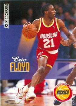 #86 Eric Floyd - Houston Rockets - 1992-93 SkyBox Basketball