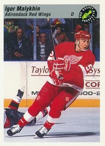 #86 Igor Malykhin - Adirondack Red Wings - 1993 Classic Pro Prospects Hockey