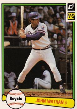 #86 John Wathan - Kansas City Royals - 1982 Donruss Baseball