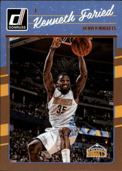 #86 Kenneth Faried - Denver Nuggets - 2016-17 Donruss Basketball