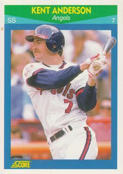 #86 Kent Anderson - California Angels - 1990 Score Rising Stars Baseball