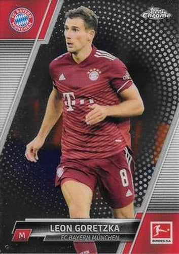 #86 Leon Goretzka - FC Bayern Munchen - 2021-22 Topps Chrome Bundesliga Soccer