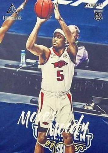 #86 Moses Moody - Arkansas Razorbacks - 2021 Panini Chronicles Draft Picks Basketball
