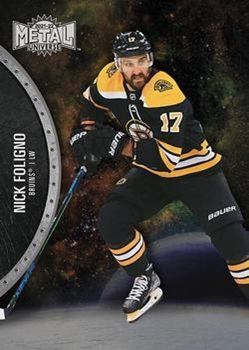 #86 Nick Foligno - Boston Bruins - 2021-22 Skybox Metal Universe Hockey