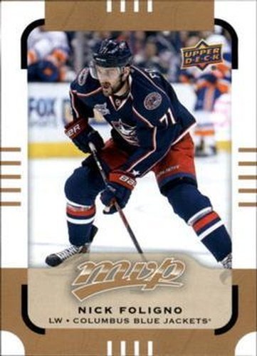 #86 Nick Foligno - Columbus Blue Jackets - 2015-16 Upper Deck MVP Hockey