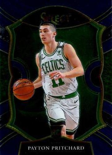 #86 Payton Pritchard - Boston Celtics - 2020-21 Panini Select - Blue Basketball