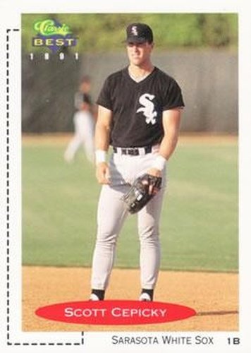 #86 Scott Cepicky - Sarasota White Sox - 1991 Classic Best Baseball