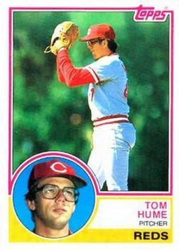 #86 Tom Hume - Cincinnati Reds - 1983 Topps Baseball