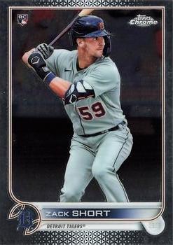 #86 Zack Short - Detroit Tigers - 2022 Topps Chrome Baseball