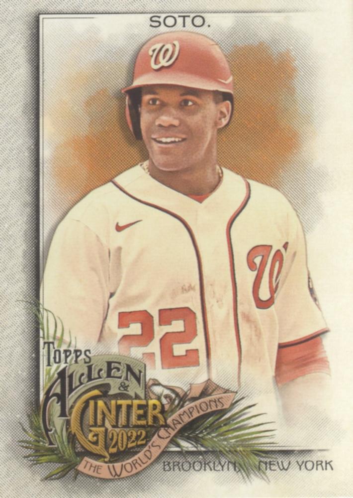 #86 Juan Soto - Washington Nationals - 2022 Topps Allen & Ginter Baseball