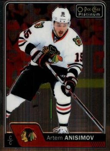 #86 Artem Anisimov - Chicago Blackhawks - 2016-17 O-Pee-Chee Platinum Hockey