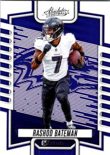 #86 Rashod Bateman - Baltimore Ravens - 2023 Panini Absolute Football