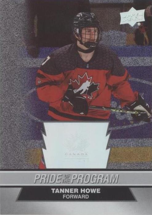 #86 Tanner Howe - Canada - 2023 Upper Deck Team Canada Juniors - Patterned Foilboard Hockey