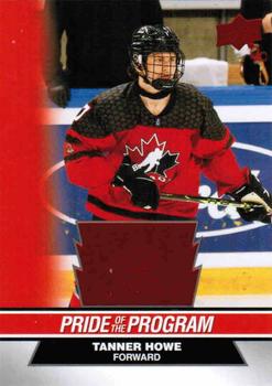 #86 Tanner Howe - Canada - 2023 Upper Deck Team Canada Juniors - Red Foil Hockey