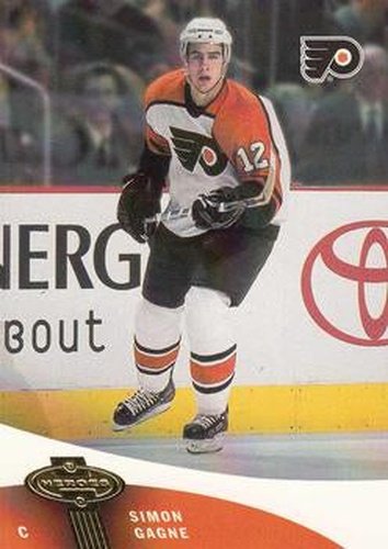 #86 Simon Gagne - Philadelphia Flyers - 2000-01 Upper Deck Heroes Hockey