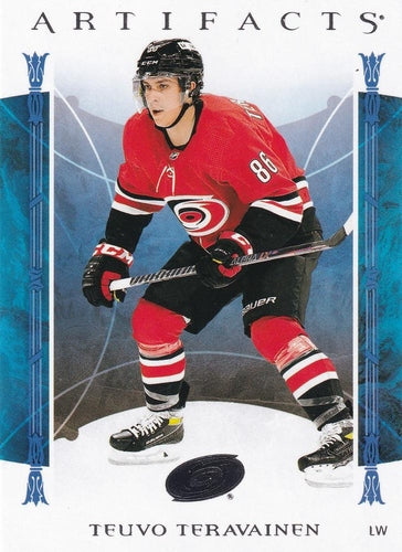 #86 Teuvo Teravainen - Carolina Hurricanes - 2022-23 Upper Deck Artifacts Hockey