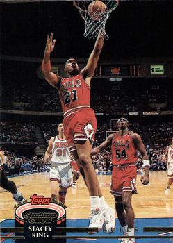 #86 Stacey King - Chicago Bulls - 1992-93 Stadium Club Basketball