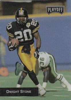 #86 Dwight Stone - Pittsburgh Steelers - 1993 Playoff Football