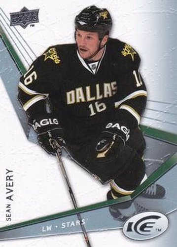 #86 Sean Avery - Dallas Stars - 2008-09 Upper Deck Ice Hockey