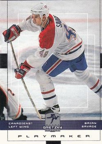 #86 Brian Savage - Montreal Canadiens - 1999-00 Upper Deck Wayne Gretzky Hockey