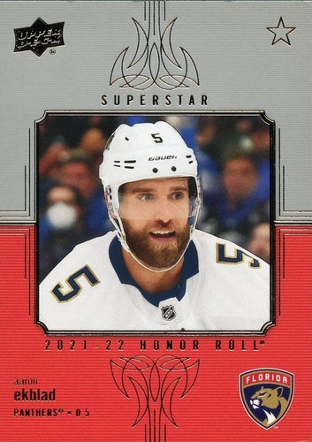 #HR-86 Aaron Ekblad - Florida Panthers - 2021-22 Upper Deck - Honor Roll Hockey