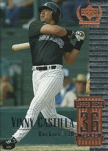 #86b Vinny Castilla - Colorado Rockies - 1999 Upper Deck Century Legends Baseball