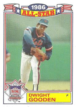 #10 Dwight Gooden - New York Mets - 1987 Topps - 1986 All-Star Game Commemorative Set (Glossy All-Stars) Baseball