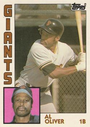 #87T Al Oliver - San Francisco Giants - 1984 Topps Traded Baseball