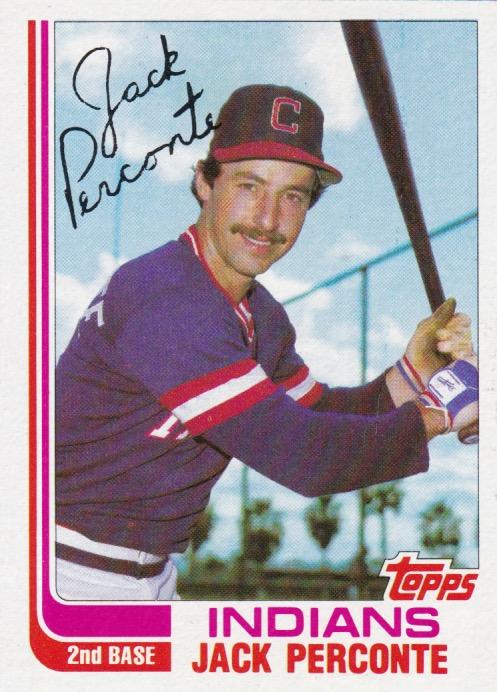#87T Jack Perconte - Cleveland Indians - 1982 Topps Traded Baseball