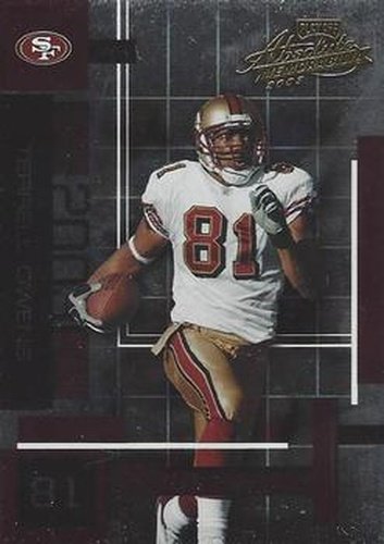 #87 Terrell Owens - San Francisco 49ers - 2003 Playoff Absolute Memorabilia Football