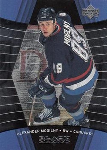 #87 Alexander Mogilny - Vancouver Canucks - 1999-00 Upper Deck Black Diamond Hockey