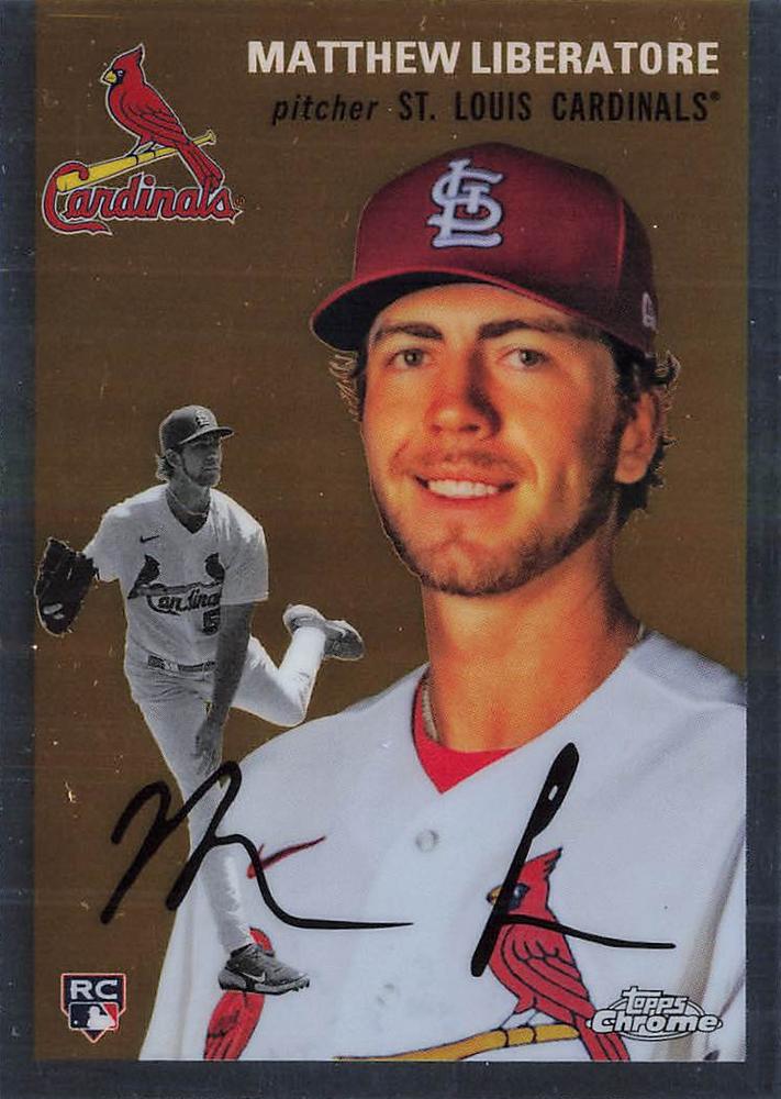 #87 Matthew Liberatore - St. Louis Cardinals - 2023 Topps Chrome Platinum Anniversary Baseball