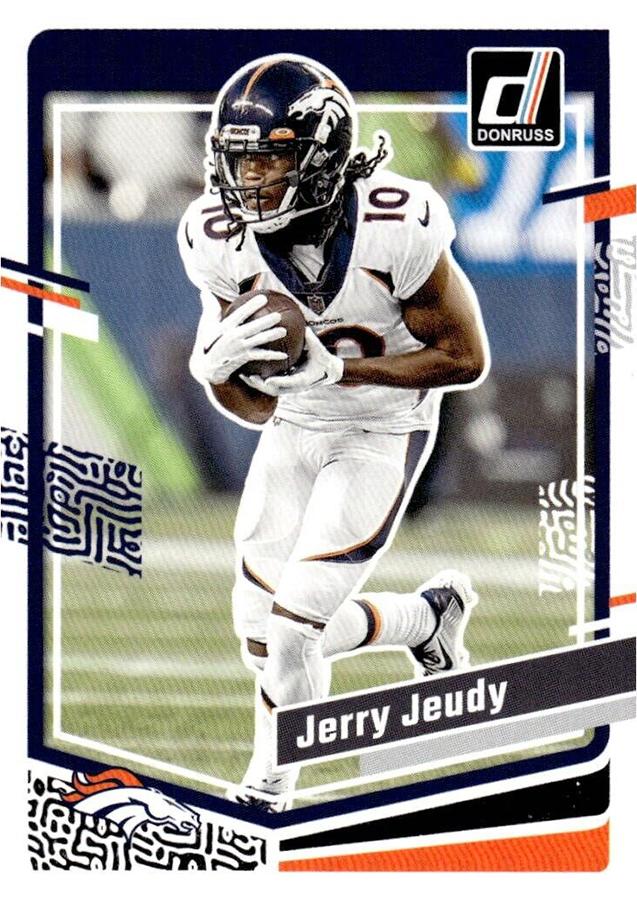 #87 Jerry Jeudy - Denver Broncos - 2023 Donruss Football