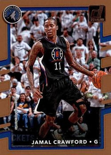 #87 Jamal Crawford - Minnesota Timberwolves - 2017-18 Donruss Basketball