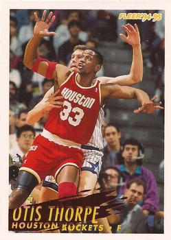 #87 Otis Thorpe - Houston Rockets - 1994-95 Fleer Basketball