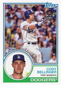 #83-87 Cody Bellinger - Los Angeles Dodgers - 2018 Topps - 1983 Topps Baseball 35th Anniversary Baseball