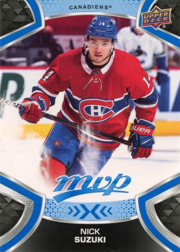 #87 Nick Suzuki - Montreal Canadiens - 2021-22 Upper Deck MVP - Blue Hockey
