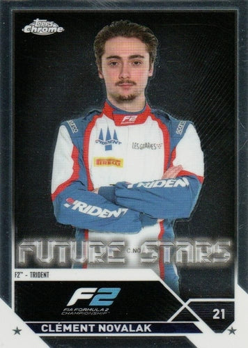 #87 Clément Novalak - Trident F2 - 2023 Topps Chrome Formula 1 Racing