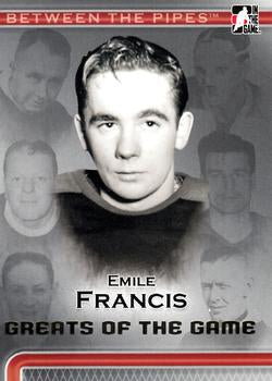 #87 Emile Francis - Chicago Blackhawks - 2006-07 In The Game Between The Pipes Hockey