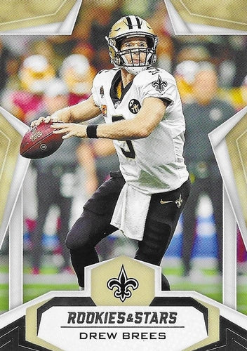 #87 Drew Brees - New Orleans Saints - 2019 Panini Rookies & Stars Football