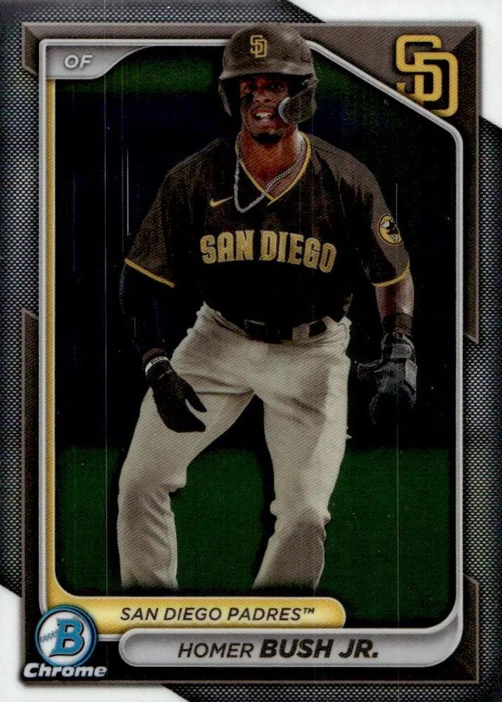 #BCP-87 Homer Bush Jr. - San Diego Padres - 2024 Bowman - Chrome Prospects Baseball