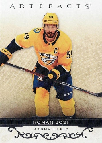 #87 Roman Josi - Nashville Predators - 2021-22 Upper Deck Artifacts Hockey