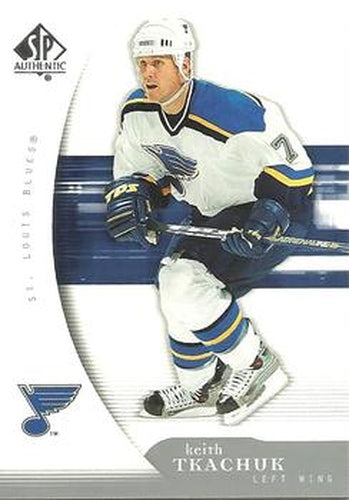 #87 Keith Tkachuk - St. Louis Blues - 2005-06 SP Authentic Hockey