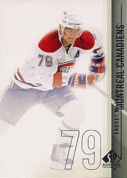 #87 Andrei Markov - Montreal Canadiens - 2010-11 SP Authentic Hockey