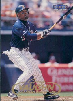 #87 Greg Vaughn - San Diego Padres - 1998 Fleer Tradition Baseball