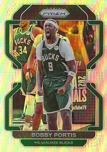 #87 Bobby Portis - Milwaukee Bucks - 2021-22 Panini Prizm - Silver Basketball