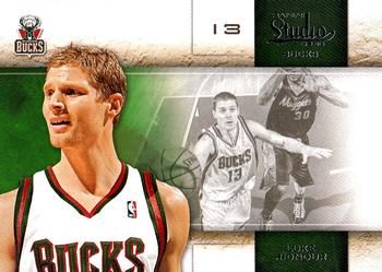#87 Luke Ridnour - Milwaukee Bucks - 2009-10 Panini Studio Basketball