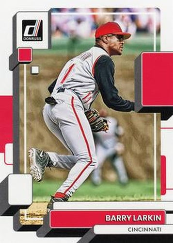 #87 Barry Larkin - Cincinnati Reds - 2022 Donruss Baseball